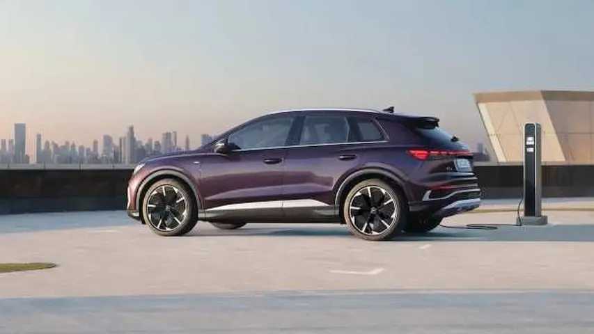 Audi presenta el Q4 e-Tron 40 S-Line, SUV eléctrico de lujo.